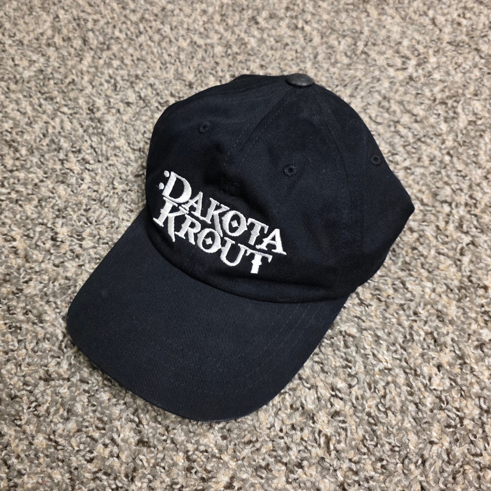 Dakota Krout Signed Author Hat Black‎ Cotton Embroidered Read Every Book Yupoong
